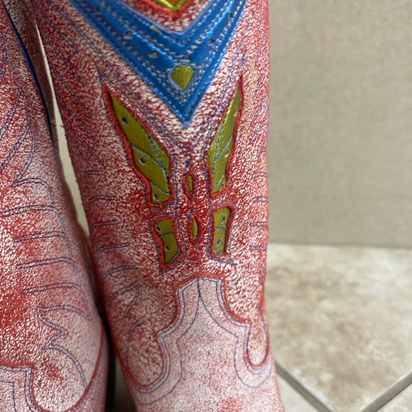 Old Gringo Ladies MARIPOSA LOCA Western‎ Boots ONLY TRIED ON INSIDE!   Euc - Picture 7 of 16